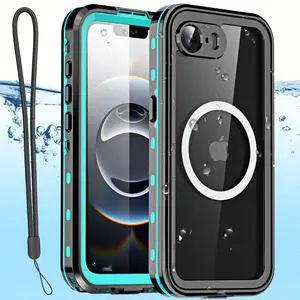 for iPhone 17e/iPhone 16e Case Waterproof with MagSafe Snowproof,Dustproof and Shockproof,IP68 Certified Real 360 Full Body Protection Fully Sealed Underwater Cover for iPhone 17e/16e 6.1"_Blue for iPhone 17e/iPhone 16e Case Waterproof with MagSafe Snowproof,Dustproof and Shockproof,IP68 Certified Real 360 Full Body Protection Fully Sealed Underwater Cover for iPhone 17e/16e 6.1"_Blue