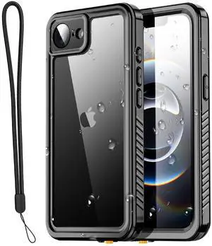 for iPhone 16e Case/iPhone 17e Case Waterproof, Clear Water Proof Shockproof Dustproof Snowproof Full Body Rugged Transparent Underwater Phone Case for iPhone 16e/17e Built-in Screen Protector for iPhone 16e Case/iPhone 17e Case Waterproof, Clear Water Proof Shockproof Dustproof Snowproof Full Body Rugged Transparent Underwater Phone Case for iPhone 16e/17e Built-in Screen Protector