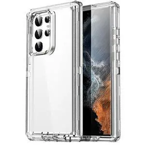 for Samsung Galaxy S22 Ultra Case Clear 3 in 1 Heavy Duty Drop Protection Full Body Rugged Shockproof/Dust Proof 3-Layer Military Protective Tough Durable Cover for Galaxy S22 Ultra 6.8"_1 for Samsung Galaxy S22 Ultra Case Clear 3 in 1 Heavy Duty Drop Protection Full Body Rugged Shockproof/Dust Proof 3-Layer Military Protective Tough Durable Cover for Galaxy S22 Ultra 6.8"_1