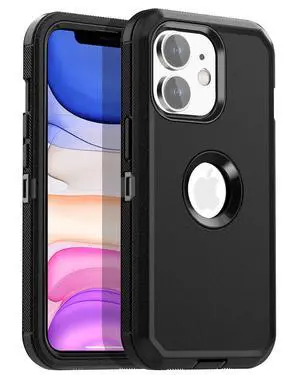 for iPhone 11 Case,Heavy Duty Drop Protection Full Body Rugged Shockproof Military Protective Tough Durable Cover for iPhone 11 6.1"_7 Black for iPhone 11 Case,Heavy Duty Drop Protection Full Body Rugged Shockproof Military Protective Tough Durable Cover for iPhone 11 6.1"_7 Black