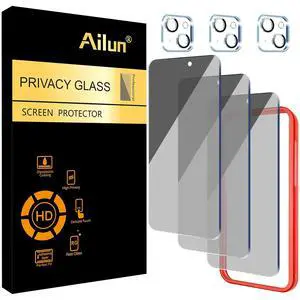 Privacy Screen Protector+Camera Lens Protector for iPhone 15 Privacy Screen Protector+Camera Lens Protector for iPhone 15