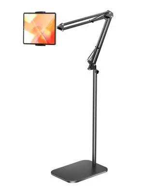 Tablet Floor Stand with 4.5LB Heavy Metal Base,Overhead Bed Phone Stand Angle Height Adjustable Holder, Universal Phone Mount for iPad iPhone Pro Air Mini, Samsung Tab, Kindle, E-Readers... Tablet Floor Stand with 4.5LB Heavy Metal Base,Overhead Bed Phone Stand Angle Height Adjustable Holder, Universal Phone Mount for iPad iPhone Pro Air Mini, Samsung Tab, Kindle, E-Readers...
