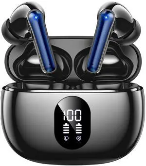 Wireless Earbuds, Hi-Fi Deep Bass Ear Buds, 48H Playtime In-Ear Headphones Wireless Earbuds, Hi-Fi Deep Bass Ear Buds, 48H Playtime In-Ear Headphones