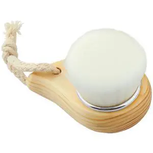 Soft Bristle Facial Cleansing Brush for Deep Pore Cleaning, Travel-Friendly Face Beauty Brush with Ergonomic Handle, Brown Soft Bristle Facial Cleansing Brush for Deep Pore Cleaning, Travel-Friendly Face Beauty Brush with Ergonomic Handle, Brown