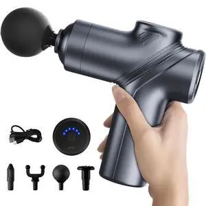 Massage Gun Deep Tissue Mini Muscle Massager for Pain Relief, Blue | Small Portable Handheld Massager Gun, Back and Neck Massager for Pain Relief, 6 Speed & 4 Heads, Birthday Gifts for Men Dad Massage Gun Deep Tissue Mini Muscle Massager for Pain Relief, Blue | Small Portable Handheld Massager Gun, Back and Neck Massager for Pain Relief, 6 Speed & 4 Heads, Birthday Gifts for Men Dad
