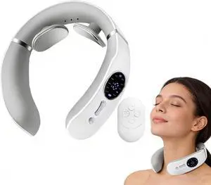 Neck MassagerPortable Lightweight Neck Relaxer for Office, Travel & Home, Ergonomic Design for Men & Women Neck MassagerPortable Lightweight Neck Relaxer for Office, Travel & Home, Ergonomic Design for Men & Women