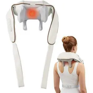 Wireless Neck and Shoulder Massager with Heat-4D Shiatsu Deep Tissue | 42 Warm Compress, Portable for Home, Office, Travel, Relaxation & Tension Relief Wireless Neck and Shoulder Massager with Heat-4D Shiatsu Deep Tissue | 42 Warm Compress, Portable for Home, Office, Travel, Relaxation & Tension Relief