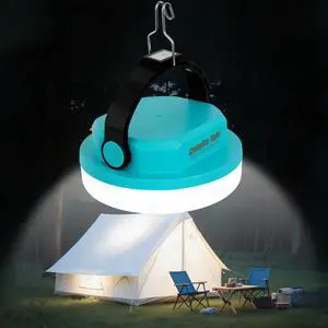 Camping Light Rechargeable LED Camping Lantern for Power Outages, 100W | Waterproof Emergency Tent Light for Camping with Magnet Hook, Power Bank & Flashlight, 6000mAh, Blue Camping Light Rechargeable LED Camping Lantern for Power Outages, 100W | Waterproof Emergency Tent Light for Camping with Magnet Hook, Power Bank & Flashlight, 6000mAh, Blue