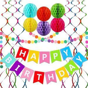 Birthday Decorations Happy Birthday Banner | Birthday Streamers Birthday Decorations Happy Birthday Banner | Birthday Streamers
