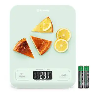 Food Kitchen Scale, Digital Grams and Ounces, Medium | Tare function, ideal for baking, weight loss, keto, meal prep, packages, liquids and jewelry, Green Food Kitchen Scale, Digital Grams and Ounces, Medium | Tare function, ideal for baking, weight loss, keto, meal prep, packages, liquids and jewelry, Green
