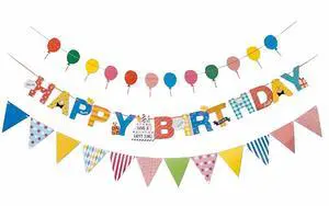 Happy Birthday Banner, Birthday Party Decorations Cute Happy Birthdays Banner Colorful Pennant Party Decorations Supplies Happy Birthday Banner, Birthday Party Decorations Cute Happy Birthdays Banner Colorful Pennant Party Decorations Supplies