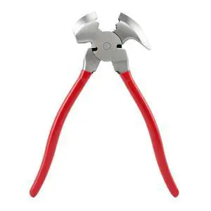 10.5 Inch Multi-Function Fencing Pliers, Heavy Duty Steel Fence Tool with Red Handle, Wire Cutter, Nail & Staple Puller, Hammer Head for Fence Installation & Repair 10.5 Inch Multi-Function Fencing Pliers, Heavy Duty Steel Fence Tool with Red Handle, Wire Cutter, Nail & Staple Puller, Hammer Head for Fence Installation & Repair