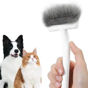 Dog & Cat Deshedding Brush Pet Grooming Brush & Undercoat Rake for Long or Short Hair Dematting Comb for Dogs, Cats, Matted Fur, Kitten, Puppy, Rabbit, Horse Dog & Cat Deshedding Brush Pet Grooming Brush & Undercoat Rake for Long or Short Hair Dematting Comb for Dogs, Cats, Matted Fur, Kitten, Puppy, Rabbit, Horse