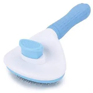 Self Cleaning Slicker Brush, Dog Cat Bunny Pet Grooming Shedding Brush - Easy to Remove Loose Undercoat, Pet Massaging Tool Suitable for Pets with Long or Short Hair Self Cleaning Slicker Brush, Dog Cat Bunny Pet Grooming Shedding Brush - Easy to Remove Loose Undercoat, Pet Massaging Tool Suitable for Pets with Long or Short Hair