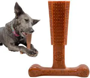 Bam-Bones Plus T Bone Bamboo Fiber & Nylon Dog Chew Toy for Moderate to Aggressive Chewers, Durable Long Lasting & Non-Splintering, Beef Flavor Toy for Adult Dogs & Puppies Under 60 lbs, 6 in Bam-Bones Plus T Bone Bamboo Fiber & Nylon Dog Chew Toy for Moderate to Aggressive Chewers, Durable Long Lasting & Non-Splintering, Beef Flavor Toy for Adult Dogs & Puppies Under 60 lbs, 6 in