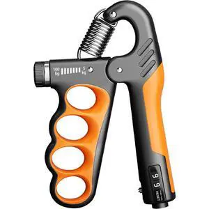 Grip Strength Trainer Forearm Strengthener 11-220 lbs Adjustable Resistance | Automatic Counting, Ergonomic Design, Ideal Device for Grip Strengthening, Arthritis Relief, Hand Physical Therapy & Rehab Grip Strength Trainer Forearm Strengthener 11-220 lbs Adjustable Resistance | Automatic Counting, Ergonomic Design, Ideal Device for Grip Strengthening, Arthritis Relief, Hand Physical Therapy & Rehab