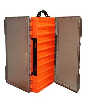Fishing Lure Box Double Sided Tackle Box 18 Compartment Lure Box 3700 Tackle Tray Crankbait Storage Spinner Bait Tackle Box Large Bait Box Fishing Lure Box Double Sided Tackle Box 18 Compartment Lure Box 3700 Tackle Tray Crankbait Storage Spinner Bait Tackle Box Large Bait Box