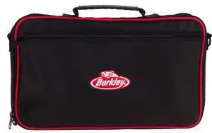 Jar Bait Folder, 16 Jars Not Included, Black and Red, Fishing Storage Soft Tackle Bag, Bait and Tackle Accessories Container for Anglers Jar Bait Folder, 16 Jars Not Included, Black and Red, Fishing Storage Soft Tackle Bag, Bait and Tackle Accessories Container for Anglers