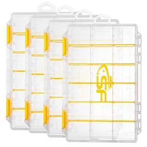 Tackle Box 3600 Plastic Tackle Trays Fishing Tackle Box Storage Organizer with Removable Dividers 4 Packs Lure Terminal Storage Tackle Box 3600 Plastic Tackle Trays Fishing Tackle Box Storage Organizer with Removable Dividers 4 Packs Lure Terminal Storage
