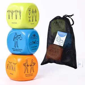 Sensory Activity Dice for Kids and Adults | Fun and Effective Brain Breaks, Helps with Focus, Calm and Energy, Self Regulation for Kids, Occupational Therapist Approved Sensory Activity Dice for Kids and Adults | Fun and Effective Brain Breaks, Helps with Focus, Calm and Energy, Self Regulation for Kids, Occupational Therapist Approved