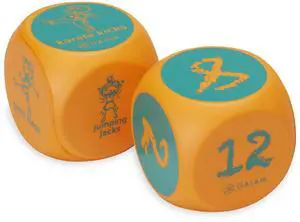 Kids Activity Fitness Dice, Fun Classroom Game | EVA Foam | Lightweight | Balance, Alignment & Flexibility Kids Activity Fitness Dice, Fun Classroom Game | EVA Foam | Lightweight | Balance, Alignment & Flexibility