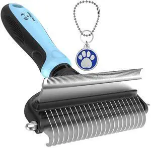 Dog Brush and Cat Brush 2 Sided Pet Grooming Tool for Deshedding, Mats & Tangles Removing No More Nasty Shedding and Flying Hair Dog Brush and Cat Brush 2 Sided Pet Grooming Tool for Deshedding, Mats & Tangles Removing No More Nasty Shedding and Flying Hair