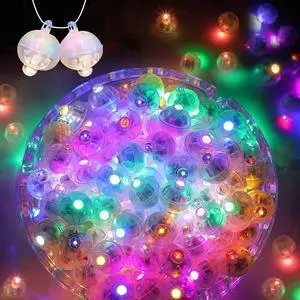 100pcs Balloon Lights, Long Standby Time Mini Ball Light, Round LED Multicolor Twinkling Ball Lamp for Paper Lantern Balloon Party Wedding, Birthday and Festival Christmas Decorative Lights 100pcs Balloon Lights, Long Standby Time Mini Ball Light, Round LED Multicolor Twinkling Ball Lamp for Paper Lantern Balloon Party Wedding, Birthday and Festival Christmas Decorative Lights