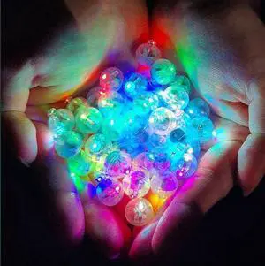 200Pcs Mini LED Ballon Lights Long Standby Time Waterproof Mini Light,Round Ball Lamp for Latex Balloon Paper Lantern Party Wedding Festival Christmas Halloween Decorative (Color) 200Pcs Mini LED Ballon Lights Long Standby Time Waterproof Mini Light,Round Ball Lamp for Latex Balloon Paper Lantern Party Wedding Festival Christmas Halloween Decorative (Color)