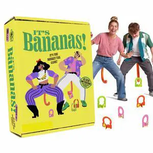 Its Bananas The Hilarious Monkey Tail Party Game for Adults & Families | Funny Indoor & Outdoor Game for Bachelorette Parties, Summer Parties, BBQs, Birthdays & Game Nights Its Bananas The Hilarious Monkey Tail Party Game for Adults & Families | Funny Indoor & Outdoor Game for Bachelorette Parties, Summer Parties, BBQs, Birthdays & Game Nights