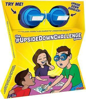 The Original UpsideDownChallenge Game - Standard Edition, Ages 8+ | Upside down goggles, 25 task + 5 blank cards, notepad, 2-6 players for kids, teens & adults, group night play, birthday gift The Original UpsideDownChallenge Game - Standard Edition, Ages 8+ | Upside down goggles, 25 task + 5 blank cards, notepad, 2-6 players for kids, teens & adults, group night play, birthday gift