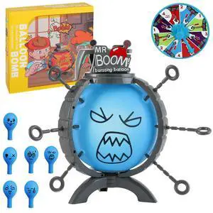 Balloon Blast Party Game Set for Kids and Family, Interactive Balloon Popping Board Activity, Tabletop Party Play for Family Night, Birthday Gift Ages 4+ Balloon Blast Party Game Set for Kids and Family, Interactive Balloon Popping Board Activity, Tabletop Party Play for Family Night, Birthday Gift Ages 4+