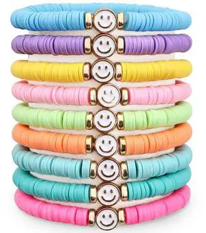 Party Favors for Kids Ages 8-12, Colorful Preppy Friendship Bracelet Set for Girls, Birthday Goodie Bags and Classroom Prizes Party Favors for Kids Ages 8-12, Colorful Preppy Friendship Bracelet Set for Girls, Birthday Goodie Bags and Classroom Prizes