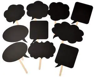 Photo Booth Props Kit,Writable Black Paper Card Board Photographing Props for Wedding Birthday Prom Party Favor(10pcs with Different Shapes) Photo Booth Props Kit,Writable Black Paper Card Board Photographing Props for Wedding Birthday Prom Party Favor(10pcs with Different Shapes)