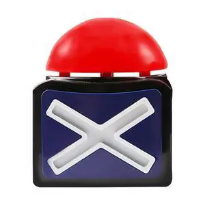 Lights and Alarms Game Show Button Box, Party Competition Props Toys, Game Buzzer, Answer Buzzer for Game Shows, Trivia Quiz Master Buzzer for Family Competition Games Lights and Alarms Game Show Button Box, Party Competition Props Toys, Game Buzzer, Answer Buzzer for Game Shows, Trivia Quiz Master Buzzer for Family Competition Games