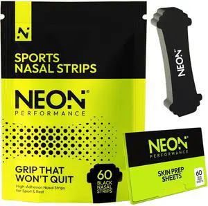 Nasal Strips (60 Count) Black Nose Strips for Breathing Opens Nasal Passages to Improve Airflow for Exercise & Sleep Sweat & Oil Resistant for Athletes Nasal Strips (60 Count) Black Nose Strips for Breathing Opens Nasal Passages to Improve Airflow for Exercise & Sleep Sweat & Oil Resistant for Athletes