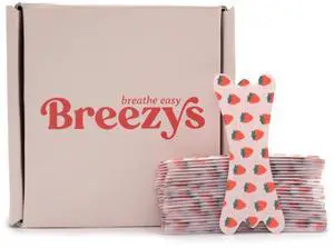 Nasal Strips | Cute Nose Breathing Tape for Better Sleep, Anti Snoring Solution, Nasal Congestion Relief - Extra Strength and Comfortable Universal Fit | 25 Ct (Strawberries and Cream) Nasal Strips | Cute Nose Breathing Tape for Better Sleep, Anti Snoring Solution, Nasal Congestion Relief - Extra Strength and Comfortable Universal Fit | 25 Ct (Strawberries and Cream)