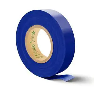 Flame Retardant Blue Electrical Tape; 3/4 Inch * 66 Feet; PVC Electric Tape for Under 600V Electric, Repair, Home Outdoor Indoor Wire Insulation, 5 to 221 (1, Blue) Flame Retardant Blue Electrical Tape; 3/4 Inch * 66 Feet; PVC Electric Tape for Under 600V Electric, Repair, Home Outdoor Indoor Wire Insulation, 5 to 221 (1, Blue)