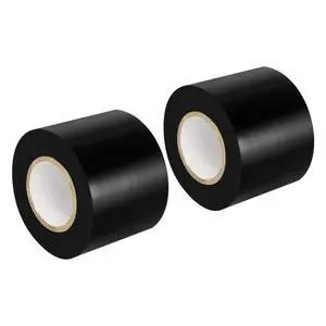 2 Rolls Electrical Tape 2 Inch PVC Waterproof Repair Insulation Tape Roll Black Colored, for Outdoor Pipes or Windows in Winter Cold Weather, Self Adhesive Garage Door Workshop Tool Bag 2 Rolls Electrical Tape 2 Inch PVC Waterproof Repair Insulation Tape Roll Black Colored, for Outdoor Pipes or Windows in Winter Cold Weather, Self Adhesive Garage Door Workshop Tool Bag