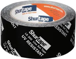 LS 300 HVAC Line Set Tape, 55m Length x 48mm Width, Black (Pack of 1) LS 300 HVAC Line Set Tape, 55m Length x 48mm Width, Black (Pack of 1)