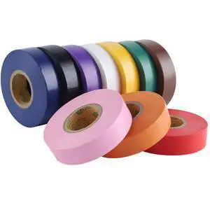 10-Pack Colored Electrical Tape Waterproof, 3/4 in x 66ft, UL/CSA | 10 Colors, High-temperature Resistant, Super Vinyl, Rainbow Electrical Tape 10-Pack Colored Electrical Tape Waterproof, 3/4 in x 66ft, UL/CSA | 10 Colors, High-temperature Resistant, Super Vinyl, Rainbow Electrical Tape