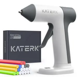 Cordless Hot Glue Gun Kit, Mini Glue Gun, Auto Shut-Off, White | 2500mAh Rechargeable Battery, Mini Size, 30s Fast Heat-Up, 20 Glue Sticks, DIY Crafts, School Projects, Anti-Drip Nozzle Cordless Hot Glue Gun Kit, Mini Glue Gun, Auto Shut-Off, White | 2500mAh Rechargeable Battery, Mini Size, 30s Fast Heat-Up, 20 Glue Sticks, DIY Crafts, School Projects, Anti-Drip Nozzle