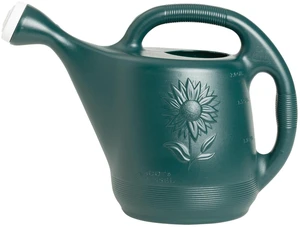 Classic 2-Gallon Watering Can Outdoor, Hunter Green | Made in USA; capacity markings; detachable nozzle for precise pour; wide spout for showering; durable UV-resistant plastic Classic 2-Gallon Watering Can Outdoor, Hunter Green | Made in USA; capacity markings; detachable nozzle for precise pour; wide spout for showering; durable UV-resistant plastic