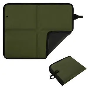 Portable Sitting Pad, 17.9'' x 14'' Oversized Camping Seat Cushion, Premium Leather Waterproof Bottom, Lightweight Folding Seat Pad for Backpacking, Hiking, Picnics Portable Sitting Pad, 17.9'' x 14'' Oversized Camping Seat Cushion, Premium Leather Waterproof Bottom, Lightweight Folding Seat Pad for Backpacking, Hiking, Picnics