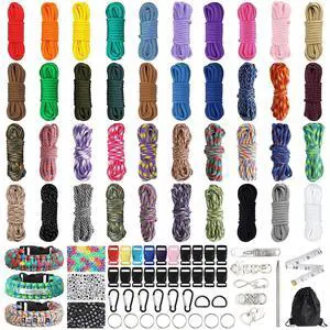 40 Colors Paracord Bracelet Kit, 10 Feet Paracord 550 | Complete Accessories for Making Bracelets, Lanyards, Dog Collar 40 Colors Paracord Bracelet Kit, 10 Feet Paracord 550 | Complete Accessories for Making Bracelets, Lanyards, Dog Collar