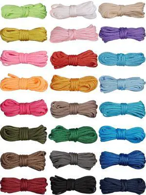 24 Pcs 10 Ft Paracord Cord 550 Multifunction Rope Kit,Solid Style | Paracord Bracelet Rope Crafting Making Rope Kit, for Lanyards Keychain Dog Collar Woven, DIY Manual Braiding Supplies 24 Pcs 10 Ft Paracord Cord 550 Multifunction Rope Kit,Solid Style | Paracord Bracelet Rope Crafting Making Rope Kit, for Lanyards Keychain Dog Collar Woven, DIY Manual Braiding Supplies