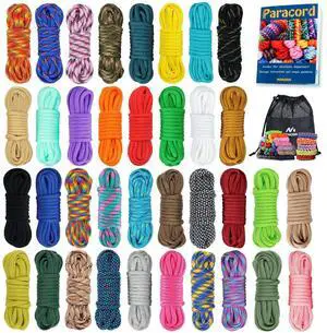 36 Colors 10ft Paracord 550 Combo kit, Paracord Bracelets Making kit - Multifunction Paracord Rope with Instruction for Making Lanyard, Dog Collar, Idea for Gift (36 Colors A) 36 Colors 10ft Paracord 550 Combo kit, Paracord Bracelets Making kit - Multifunction Paracord Rope with Instruction for Making Lanyard, Dog Collar, Idea for Gift (36 Colors A)