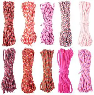 10 Colors 2mm Paracord Rope, 131ft Pink Red Paracord Cords for Bracelet Making Thin Braided Rope for Crafting DIY Jewelry Lanyards Collars Shoelace Keychain Making Multicolor Kit 10 Colors 2mm Paracord Rope, 131ft Pink Red Paracord Cords for Bracelet Making Thin Braided Rope for Crafting DIY Jewelry Lanyards Collars Shoelace Keychain Making Multicolor Kit