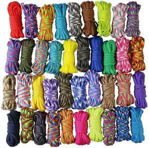10 pcs Color Paracord Bracelet Rope Parachute Cord Outdoor Survival Rope Set DIY Manual Braiding 10 Feet (Colorful x 10 pcs) 10 pcs Color Paracord Bracelet Rope Parachute Cord Outdoor Survival Rope Set DIY Manual Braiding 10 Feet (Colorful x 10 pcs)