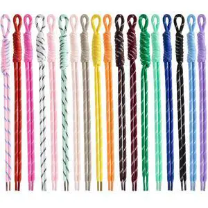 18pcs Paracord Rope Keychain, Paracord Bag Charms, 18 Colors | Polyester, Colorful, Braided Rope, Knot, 9.6x0.7in, for Handbag Purse Backpack Decoration 18pcs Paracord Rope Keychain, Paracord Bag Charms, 18 Colors | Polyester, Colorful, Braided Rope, Knot, 9.6x0.7in, for Handbag Purse Backpack Decoration