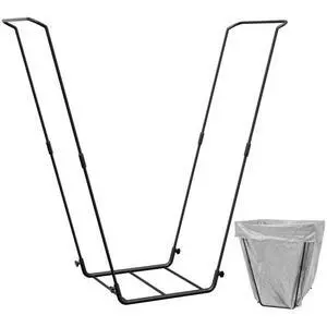 Leaf Bag Holder Collapsible Trash Bag Holders Stand for Outdoor Metal Waste Bags Frame for Garage Yard Lawn Camping Parties Leaf Bag Holder Collapsible Trash Bag Holders Stand for Outdoor Metal Waste Bags Frame for Garage Yard Lawn Camping Parties
